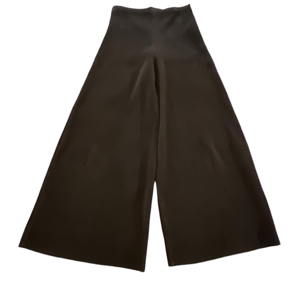 Alquema High Rise Wide Leg Micro Pleated Palazzo Trouser Pants Black Australia S - Picture 12 of 15